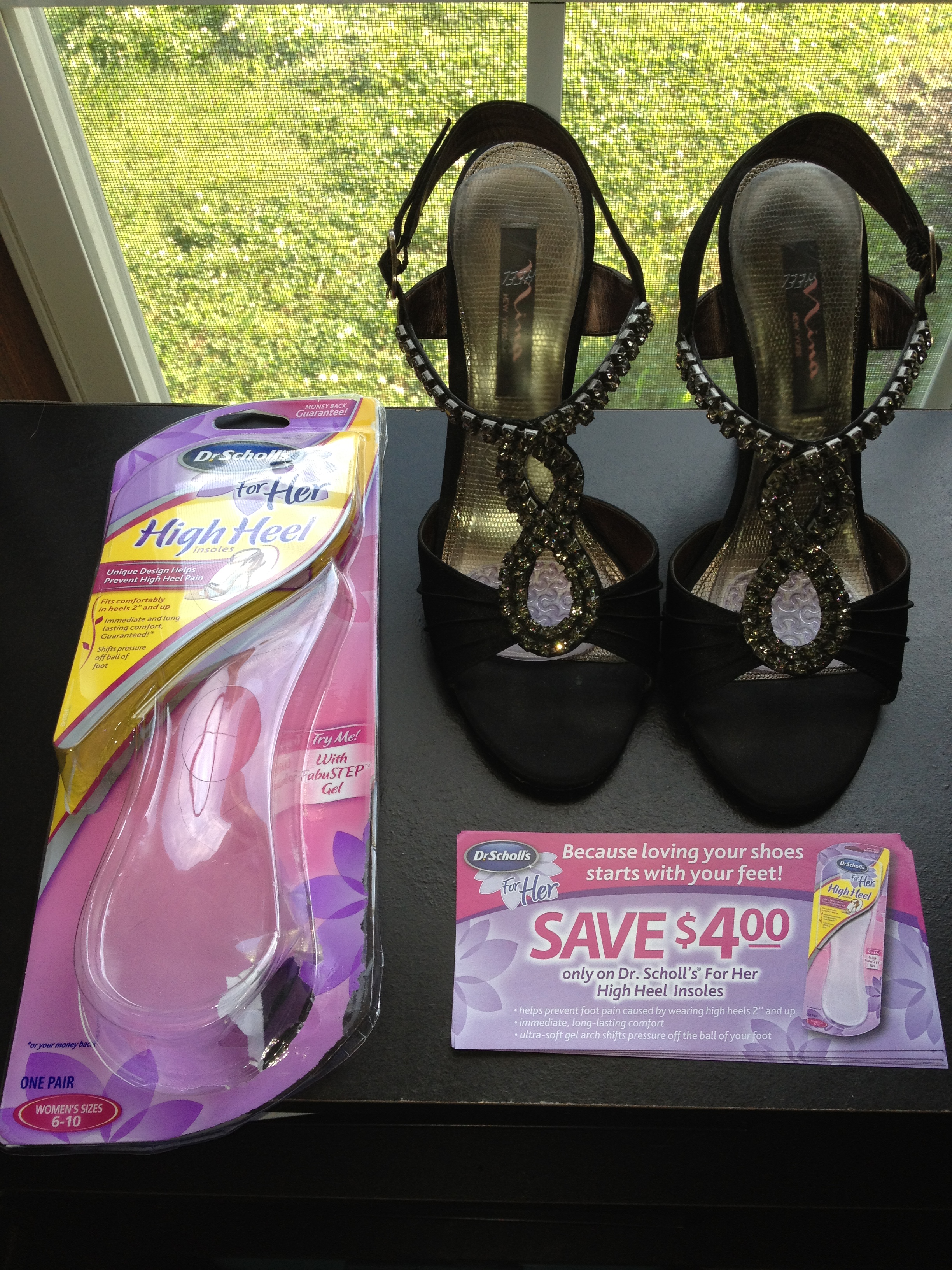 dr scholl's for her open shoe insoles